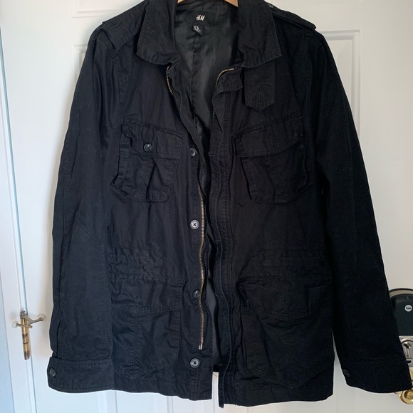 mens grey utility jacket